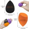 12 Pieces Professional Makeup Sponge Set,Latex Free Flawless Soft Setting Face Puffs,Multicolor Makeup Blending Sponge Cosmetic Applicator for Powder,Liquid,Facial Makeup Tools view 2