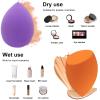 12 Pieces Professional Makeup Sponge Set,Latex Free Flawless Soft Setting Face Puffs,Multicolor Makeup Blending Sponge Cosmetic Applicator for Powder,Liquid,Facial Makeup Tools view 3