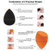 12 Pieces Professional Makeup Sponge Set,Latex Free Flawless Soft Setting Face Puffs,Multicolor Makeup Blending Sponge Cosmetic Applicator for Powder,Liquid,Facial Makeup Tools view 4