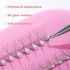 JINKGOLASH 500 Eyelash Extension Promade 4D to 16D Not Premade, Ultra Lash Fans 0.03/0.05/0.07mm Thickness, C D Curl Lashes, 8 - 16mm Length for Easy Volume Individual Eyelash Extensions Clusters DIY(5D-0.07-D (10mm)) view 2