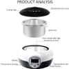 OJOINK Wax Warmer for Hair Removal, Wax Warmer, Portable Electric Hot Wax Warmer for Women Men Home Hair Removal view 2