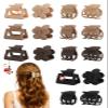 16 PCS Small Hair Clips for Women & Girls, Durable Matte Claw Clips for Thin Hair, Strong Hold NonSlip Medium Hair Claw Clips, Mini Hair Clips, Cute Hair Accessories, 4 Shapes Gifts Holiday view 1