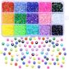 LIUDAMAI 18000pcs (3.4.5mm) 5D Nail Rhinestone DIY Flat Bottom Kit Phone Case Accessories Jelly Flatback AB Jelly Kit AB Rhinestones for Nail Design Charms Gem(5MM5500PC) view 2