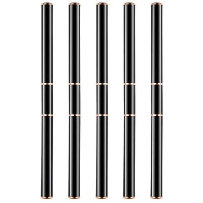 Beavorty 5pcs Nail Art Liner Brush Dual-ended Manicure Painting Pens for Nail Art Compact Design for for Home and Salon Use