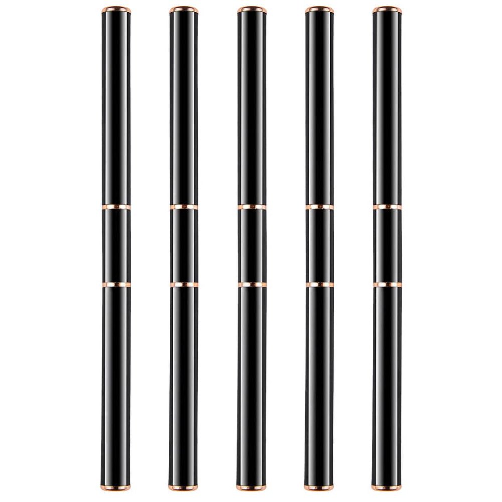 Beavorty 5pcs Nail Art Liner Brush Dual-ended Manicure Painting Pens for Nail Art Compact Design for for Home and Salon Use