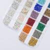 4700pcs Nail Art Rhinestone Flat Back Round Rhinestone for Makeup Face Nail Gems Nail Charm Crystal Fiamond Jewelry Rhinestone for Nail Design DIY Craft Decoration view 4