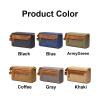 Personalized Canvas Toiletry Bag for Men, Custom Toiletry Travel Bags with Laser Engraved Text/Name, Csutomized Shaving Dopp Kit Toiletry Bag, Gift for Christmas, Husband, Dad, Father, Groomsmen Gifts view 4