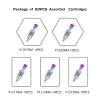 BRONC Assorted Tattoo Cartridge Needles 50pcs Mixed Tattoo Needle Cartridges Round Magnum 0.35mm #12 Standard RM (7RM 9RM 11RM 13RM 15RM) for Rotary Tattoo Machine view 2