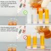 LotFancy Lip Balm Tubes Empty, 60PCS 5.5ml (3/16 Oz), Clear Lip Balm Container Tubes with Purple Caps, BPA Free & Leak Free, Refillable view 3