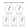 BRONC Assorted Tattoo Cartridge Needles 50pcs Mixed Tattoo Needle Cartridges Round Liner 0.35mm #12 Standard RL (3RL 5RL 7RL 9RL 11RL) for Rotary Tattoo Machine view 2