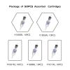 BRONC Assorted Tattoo Cartridge Needles 50pcs Mixed Tattoo Needle Cartridges Round Liner 0.30mm #10 Bugpin RL (3RL 5RL 7RL 9RL 11RL) for Rotary Tattoo Machine view 3