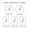 BRONC Assorted Tattoo Cartridge Needles 50pcs Mixed Tattoo Needle Cartridges Round Shader 0.35mm #12 Standard RS (3RS 5RS 7RS 9RS 11RS) for Rotary Tattoo Machine view 2
