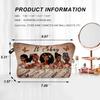 African American Makeup Bag for Purse Afro Black Cosmetic Bags for Women Inspirational Gift Small Funny Cosmetics Pouch Travel Bag Cases for Toiletries Accessories Organizer view 2