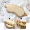 COHEALI 1set Artificial Silk Eye Mask Sleeping Mask Hairband Hair Tie Storage Bag for Relaxation Travel Relief Eye Cover for Men Women view 4