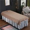Bed Sheet Cover Beauty Salon Spa Sheet with Face Hole Massage Sheet Cover Solid Color Massage Table Cover Sheet Soft Beauty Couch Cover for Massage Tables Bed Treatment-A 47x83inch(120x210cm) view 1