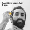 TOOLETRIES The Viking - Scented Beard & Hair Oil for Men with Sandalwood & Vitamin E - Conditions and Hydrates for Smooth Feel, Prevents Dandruff - Made in Australia - 1fl oz view 3