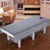 Darley Soft Beauty Salon Massage Cover with Face Hole Beauty Bedsheet Solid Color Beauty Salon Spa Sheet Massage Table Cover Sheet Salon Bed Sheet Cover SPA Massage Table Cover-D 31x75inch(80x190cm) view 1