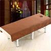 Darley Soft Beauty Salon Massage Cover with Face Hole Beauty Bedsheet Solid Color Beauty Salon Spa Sheet Massage Table Cover Sheet Salon Bed Sheet Cover SPA Massage Table Cover-F 31x75inch(80x190cm) view 1