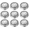 Suleto SH70 Replacement Heads Compatible with Shavers Series 7000, SH70 Shaving Blades for 7000 Replacement Heads, 9-Pack Series 7000 Electric Razor Replacement Heads for Shavers S7370 S7350 More view 1