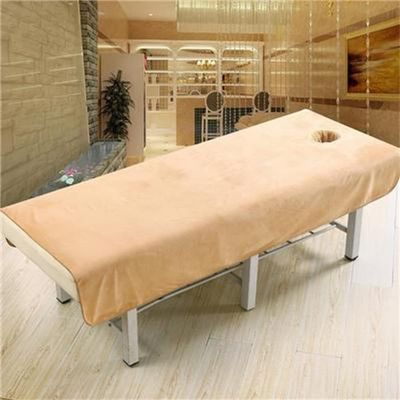 Darley Soft Beauty Salon Massage Cover with Face Hole Beauty Bedsheet Solid Color Beauty Salon Spa Sheet Massage Table Cover Sheet Salon Bed Sheet Cover SPA Massage Table Cover-B 47x75inch(120x190cm)