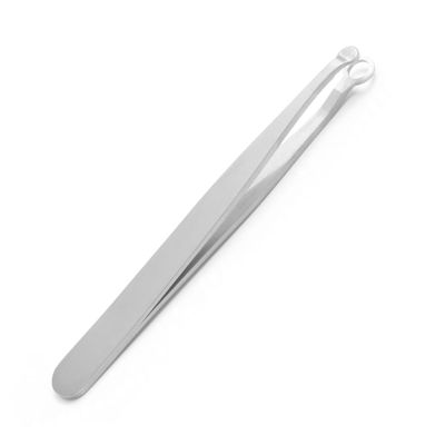 Motanar Multicolor Professional Grooming Scissors for Personal Care Facial Hair Removal and Ear Nose Eyebrow Trimming Stainless Steel Fine Straight Tip Scissors 3.9 Inch (Siver Tweezers)