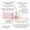 TAYLOR MADE Polish Organic Luxury Manicure Set | Organic & Safe | Time Saving | DIY Nails at Home | Gift for Her | Non-toxic | Natural Nails | Vegan | Cruelty-free | Paraben-free (Pink) view 3