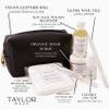 TAYLOR MADE Polish Organic Luxury Manicure Set | Organic & Safe | Time Saving | DIY Nails at Home | Gift for Her | Non-toxic | Natural Nails | Vegan | Cruelty-free | Paraben-free (Black) view 3