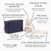 TAYLOR MADE Polish Organic Luxury Manicure Set | Organic & Safe | Time Saving | DIY Nails at Home | Gift for Her | Non-toxic | Natural Nails | Vegan | Cruelty-free | Paraben-free (Navy) view 3