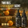 The Beard Struggle Tonic + Elixir Beard Oil Bundle - Gold Collection - Grooming Beard Oil - Softens, Moisturizers, and Strengthens Beard Growth - Pack of 2, Asgardian Secret view 2