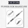 OLTON double-sided manicure scapula (manicure pusher, scraper, professional tool, handmade manicure tool) view 2