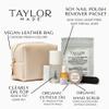 TAYLOR MADE Polish Organic Travel Manicure Set | Organic & Safe | Time Saving | Mini Manicure Set | Gift for Her | Nail Care Set | Natural Nails | Non-toxic (Ivy) view 3