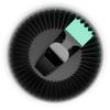 Mat's Beard Bar & Holder Pro (V2.0) - FLEXIBLE - Clean Up Beard Trimmings from Sinks and Countertops After Shaving - Best Gifts For Men view 3