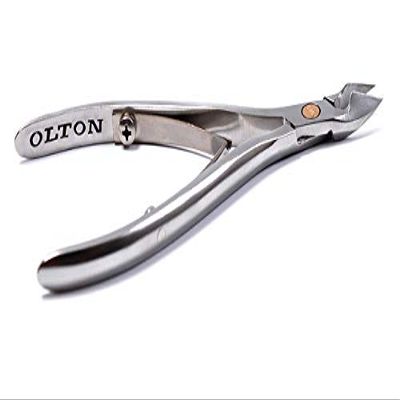 OLTON handmade professional Manicure tool, Pedicure/Olton Nippers (cuticle nippers) / S, 7-9mm / M, 9-12mm / L, 13-16mm / Cuticle Scissors, 100mm / 113mm / Pusher (Cuticle Nippers Model M, 9-12 mm)