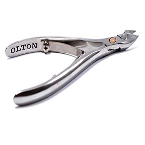 OLTON handmade professional Manicure tool, Pedicure/Olton Nippers (cuticle nippers) / S, 7-9mm / M, 9-12mm / L, 13-16mm / Cuticle Scissors, 100mm / 113mm / Pusher (Cuticle Nippers Model M, 9-12 mm)