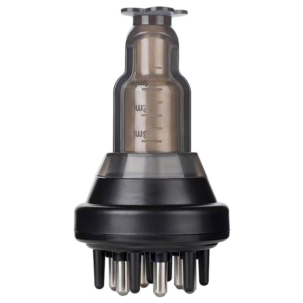 Beavorty Oil Applicator Massager Tool for Transparent Serum Applicator Bottle for Even Dispensing of Essential Oils Shampoo and Conditioner
