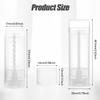 40 PCS 4.5g Oval Lip Balm Tubes Plastic Twist-up Filling Stick Refillable Lipstick Tube Containers for Chapstick Homemade Lip Balm DIY Deodorants Crayon (Clear) view 2