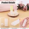 40 PCS 4.5g Oval Lip Balm Tubes Plastic Twist-up Filling Stick Refillable Lipstick Tube Containers for Chapstick Homemade Lip Balm DIY Deodorants Crayon (Clear) view 3
