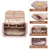 Yarwo 2026 Upgraded Storage Bag Compatible for Dyson Airwrap Multi-styler Complete and Attachments, Double-layer Travel Case with Hanging Hook for Hair Curler Accessories, Dusty Rose (Bag Only) view 2