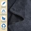 Newwiee 72 Pack Microfiber Bleach Proof Towels Bulk for Salon 18 x 30 Inch Dry Lint Free Hair Drying Hand Towels for Hair, Gym, Bath, Spa, Shaving, Barber(Black) view 3