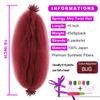 16Inch 6Packs Afro Twist Hair Pre Separated Springy Afro Twist Hair Crochet Braiding Hair (16 Inch (Pack of 6), BUG)   view 2