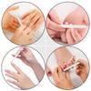 FOMIYES 15pcs Crystal Glass Nail Files Set Cylinder-Shaped Nail for Manicure Cuticle Care Lightweight Portable for Travel for Natural view 2