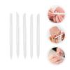 FOMIYES 15pcs Crystal Glass Nail Files Set Cylinder-Shaped Nail for Manicure Cuticle Care Lightweight Portable for Travel for Natural view 3