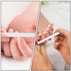 FOMIYES 15pcs Crystal Glass Nail Files Set Cylinder-Shaped Nail for Manicure Cuticle Care Lightweight Portable for Travel for Natural view 4