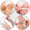 FOMIYES 20pcs Crystal Glass Nail File Set Double-Sided Cuticle for Manicure Pedicure Transparent Cylinder Shaped Files for Natural Nails Lightweight Portable Care Tools view 2