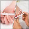 FOMIYES 20pcs Crystal Glass Nail File Set Double-Sided Cuticle for Manicure Pedicure Transparent Cylinder Shaped Files for Natural Nails Lightweight Portable Care Tools view 4