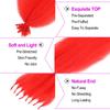 16Inch Afro Twist Hair 3Packs Springy Afro Twist Hair Crochet Braiding Hair (16 Inch (Pack of 3), Red)  view 3