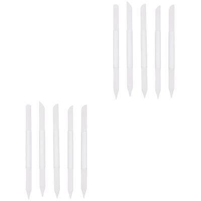 FOMIYES 10pcs Crystal Glass Nail Files Precision Manicure and Nail Care Lightweight and Portable for Travel Suitable for Fingernail Smoothing and Shaping