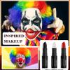 3Pcs Face Body Nose Paint, Clown Makeup Cream-Blendable Sticks, Waterproof Eyeblack Stick Blendable Long Lasting Professional SFX Cosplay Festival Stage Halloween Makeup view 2