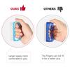 Larbois Handle Grip Nail Brush, Hand Fingernail Brush Cleaner Scrubbing Kit Pedicure for Toes and Nails Men Women (4 Pack) (Color-7) view 3