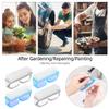 Larbois Handle Grip Nail Brush, Hand Fingernail Brush Cleaner Scrubbing Kit Pedicure for Toes and Nails Men Women (4 Pack) (Color-7) view 4